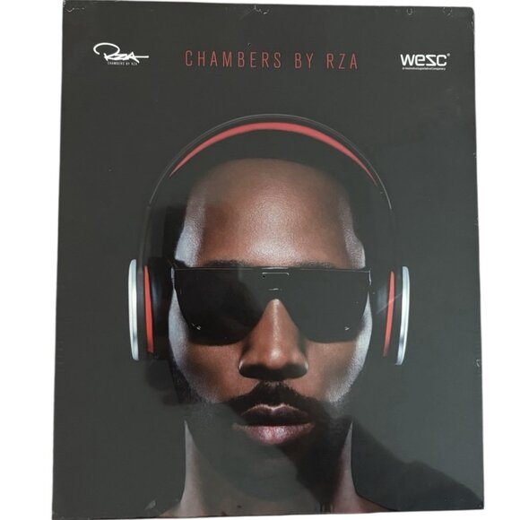 Wesc Other - Chambers by RZA x WeSC Street Headphones Black/Red NIB 🎶 Collector Tech - RARE